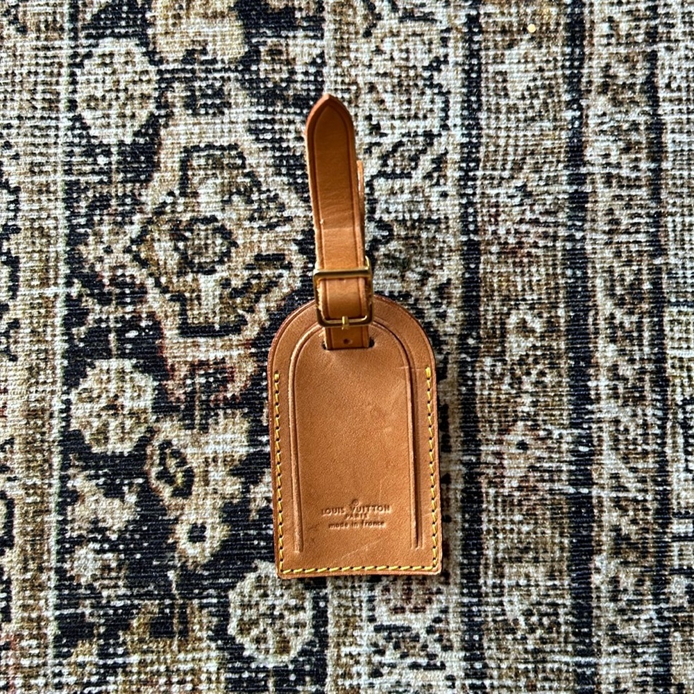 Authentic Louis Vuitton bag tag